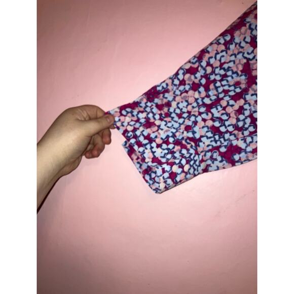 💥Lane Bryant factory abstract polka dot blouse size 14/16 - Picture 3 of 7